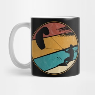 Kite Boarding Kiteboarder Retro Vintage Mug